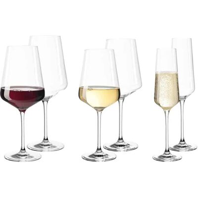 Leonardo - Puccini - Transparent - 6er-Set - Glaswaren Leonardo - Puccini - Transparent - 6er-Set - Glaswaren