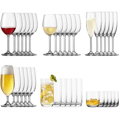 LEONARDO - DAILY - 36-piece - Glass set LEONARDO - DAILY - 36-piece - Glass set