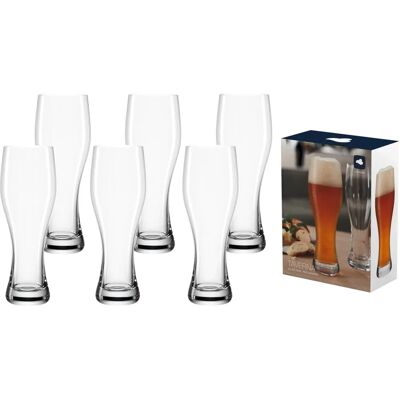 Leonardo - Weizenbiergläser Taverna - 500 ml, 6 Stück Leonardo - Weizenbiergläser Taverna - 500 ml, 6 Stück