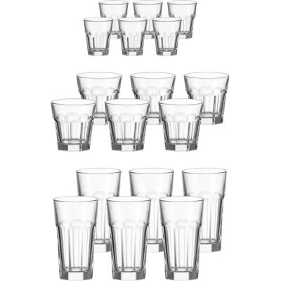 Leonardo Rock Gläser-Set - Bar-Gläser, Transparent Leonardo Rock Gläser-Set - Bar-Gläser, Transparent