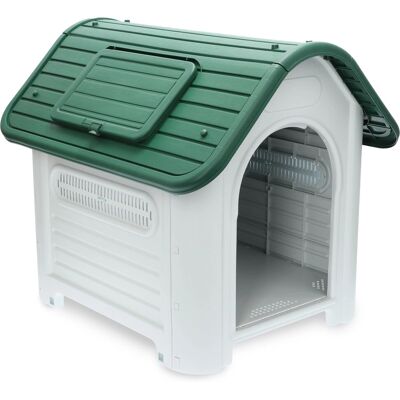 HAFENBANDE Refuge en plastique pour chien - Taille M - Résistant aux intempéries HAFENBANDE Refuge en plastique pour chien - Taille M - Résistant aux intempéries