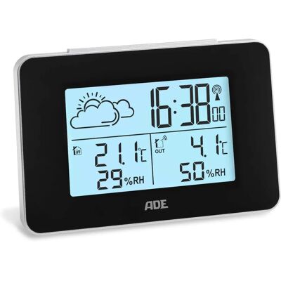ADE - WS2136-1 - Black LED - Indoor/Outdoor - Wetterstation ADE - WS2136-1 - Black LED - Indoor/Outdoor - Wetterstation