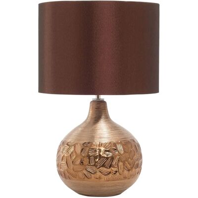 Beliani YAKIMA Braune Porzellan Tischlampe - Tischlampe Beliani YAKIMA Braune Porzellan Tischlampe - Tischlampe