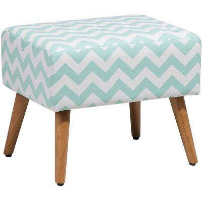 Taburete Beliani Verde Menta Algodón - Estilo Escandinavo - 39x42x50 cm Taburete Beliani Verde Menta Algodón - Estilo Escandinavo - 39x42x50 cm