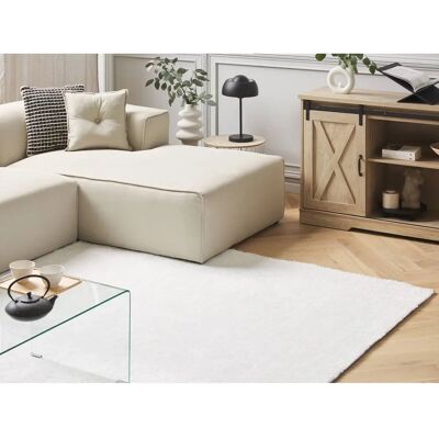 Alfombra Shaggy Blanca 140 x 200 cm - Alfombra Alfombra Shaggy Blanca 140 x 200 cm - Alfombra