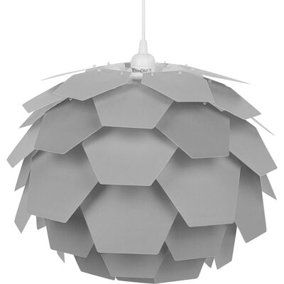Beliani Lámpara Colgante Gris Multifacética - Lámpara Colgante Beliani Lámpara Colgante Gris Multifacética - Lámpara Colgante