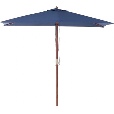 Beliani Parasole da Giardino - Poliestere Resistente, Legno di Betulla, 244 cm Beliani Parasole da Giardino - Poliestere Resistente, Legno di Betulla, 244 cm