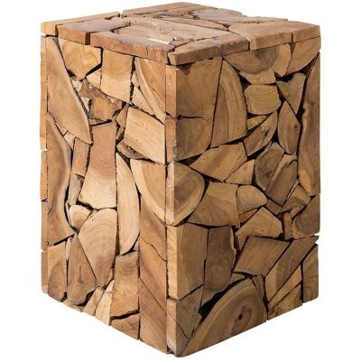 Beliani NELSON Table d'Appoint en Bois Clair - Table d'appoint - Publicité Beliani NELSON Table d'Appoint en Bois Clair - Table d'appoint - Publicité