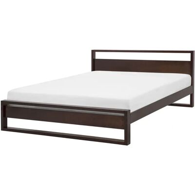 Beliani Sänky GIULIA - Tummat Puut - King Size - Skandinaavinen Muotoilu Beliani Sänky GIULIA - Tummat Puut - King Size - Skandinaavinen Muotoilu