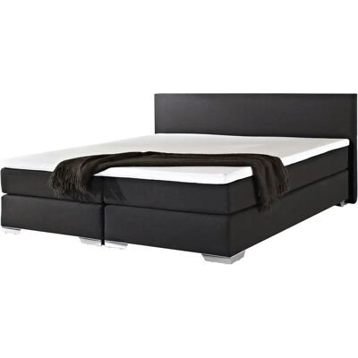 Beliani Super King Sänky Musta - EU King Size Sänky Beliani Super King Sänky Musta - EU King Size Sänky