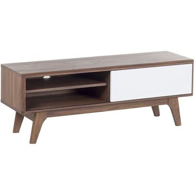 Soporte de TV Beliani BUFFALO Marrón/Blanco - 44cm Soporte de TV Beliani BUFFALO Marrón/Blanco - 44cm
