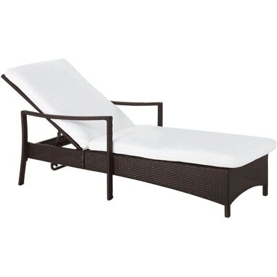 Beliani Lettino Sole Vasto - marrone Beliani Lettino Sole Vasto - marrone