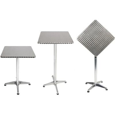 Mojawo - Table bistrot - 60x60cm - Hauteur réglable - Publicité Mojawo - Table bistrot - 60x60cm - Hauteur réglable - Publicité