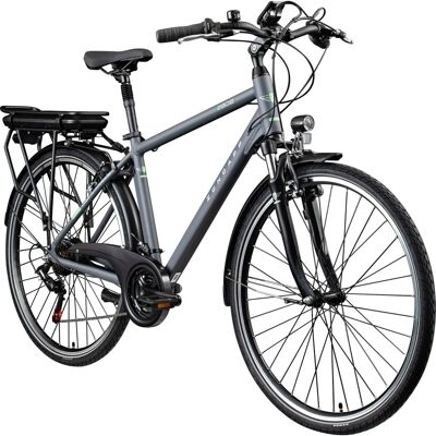 Zündapp Z802 Herren - 21-Gang E-Bike, 28 Zoll, Grau/Grün - Elektrofahrrad Zündapp Z802 Herren - 21-Gang E-Bike, 28 Zoll, Grau/Grün - Elektrofahrrad