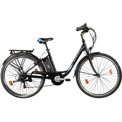 Zündapp Z505 Zwart, blauw aluminium E-Bike Zündapp Z505 Zwart, blauw aluminium E-Bike