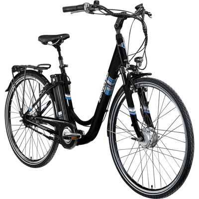 E-Bike Zündapp Green 3.7 - Miasto, 48cm, 28", Czarny/Niebieski E-Bike Zündapp Green 3.7 - Miasto, 48cm, 28", Czarny/Niebieski