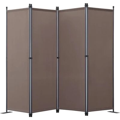 Angel Woonkamer Scheidingswand - 4 Panelen, Bruin Angel Woonkamer Scheidingswand - 4 Panelen, Bruin