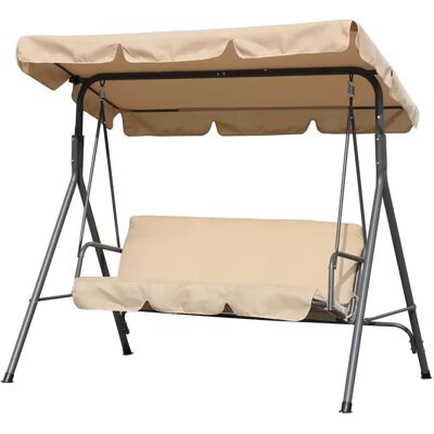 Angel Living 3-zits tuin schommel - Beige Angel Living 3-zits tuin schommel - Beige