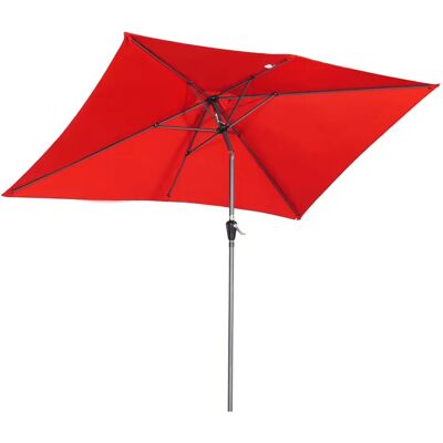 Angel Living 300x200cm Parasol met Kruk en Kanteling - Parasol Angel Living 300x200cm Parasol met Kruk en Kanteling - Parasol