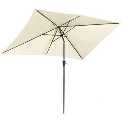 Zonnescherm in aluminium en polyester Angel Living - 2x3m - Inklapbaar met krukmechanisme - Roestvrij Zonnescherm in aluminium en polyester Angel Living - 2x3m - Inklapbaar met krukmechanisme - Roestvrij