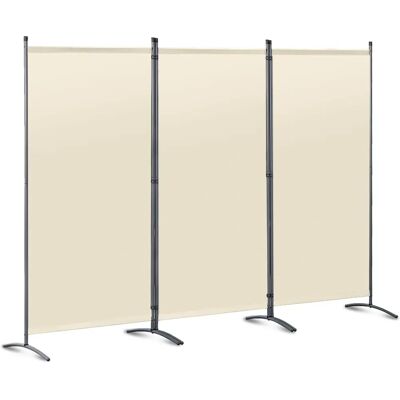 Angel Living - Kamerverdeler 250x170 cm Beige - Elegant, Opvouwbaar, Lichtgewicht Angel Living - Kamerverdeler 250x170 cm Beige - Elegant, Opvouwbaar, Lichtgewicht