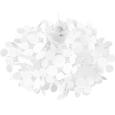 Beliani LAMONE Lampe Suspendue Blanche Fleur - Suspension - Publicité Beliani LAMONE Lampe Suspendue Blanche Fleur - Suspension - Publicité