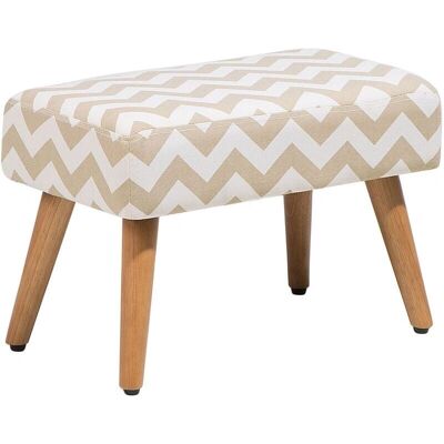 Pied de support en coton beige style scandinave - Repose-pieds - Publicité Pied de support en coton beige style scandinave - Repose-pieds - Publicité