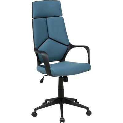 Chaise de Bureau Bleu Turquoise - Réglable, Pivotante - Siège de Bureau - Publicité Chaise de Bureau Bleu Turquoise - Réglable, Pivotante - Siège de Bureau - Publicité