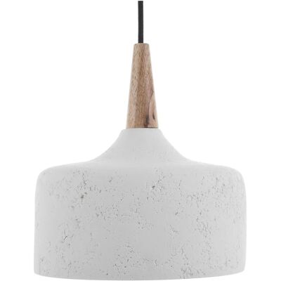 Lámpara de techo moderna de yeso blanco Beliani - Lámpara colgante Lámpara de techo moderna de yeso blanco Beliani - Lámpara colgante