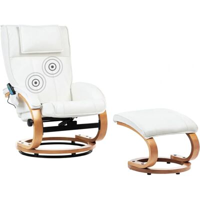 Beliani Recliner nojatuoli beigen kanssa jalkarahilla - Nojatuoli Beliani Recliner nojatuoli beigen kanssa jalkarahilla - Nojatuoli