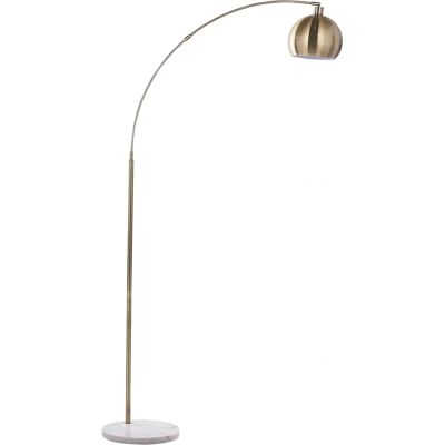 Lámpara de pie de latón Beliani - Ajustable, 210cm, Estilo industrial Lámpara de pie de latón Beliani - Ajustable, 210cm, Estilo industrial
