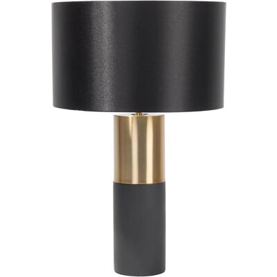 Beliani Lámpara de Mesa Blanco Roto y Negro - Lámpara de Mesa Beliani Lámpara de Mesa Blanco Roto y Negro - Lámpara de Mesa