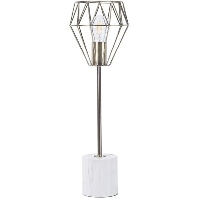 Lámpara de Mesa Beliani Latón Geométrica Moderna - Lámpara de Mesa Lámpara de Mesa Beliani Latón Geométrica Moderna - Lámpara de Mesa