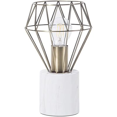 Lámpara de Mesa Beliani MOONI - Latón, Metal, 28cm - Lámpara de Mesa Lámpara de Mesa Beliani MOONI - Latón, Metal, 28cm - Lámpara de Mesa