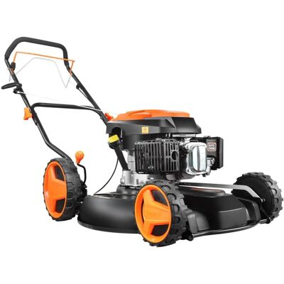 Tondeuse Fuxtec FX-RM51SA96 - Mulching, 51cm, Acier, Noir/Orange - Publicité Tondeuse Fuxtec FX-RM51SA96 - Mulching, 51cm, Acier, Noir/Orange - Publicité