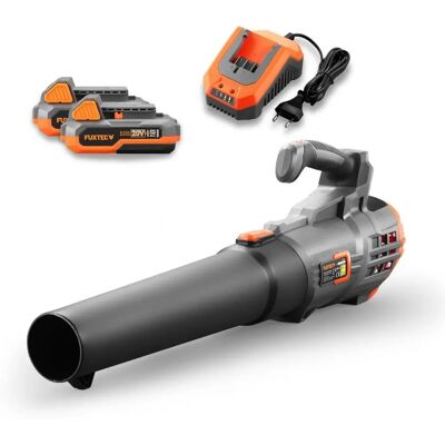 Soffiatore foglie 20V FUXTEC - Leggero, Silenzioso, 2 Batterie Soffiatore foglie 20V FUXTEC - Leggero, Silenzioso, 2 Batterie