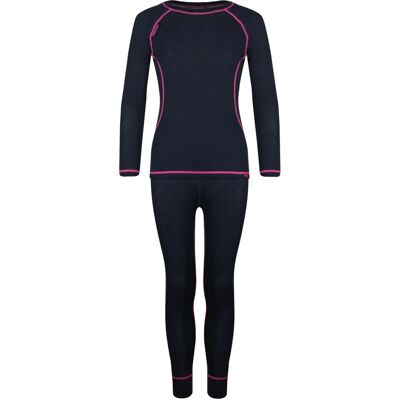 Trollkids - Merino Blend Baselayer Set - Grey - XS - Base Layer Set Trollkids - Merino Blend Baselayer Set - Grey - XS - Base Layer Set