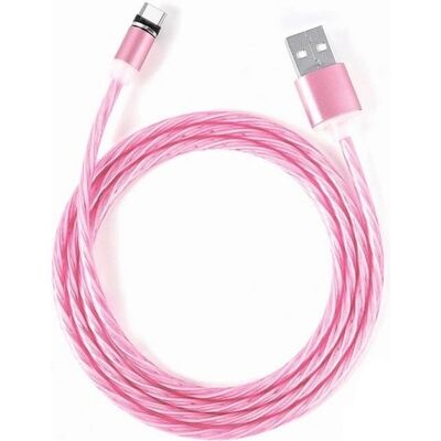 cyoo Modell USB Typ-C Rosa - USB Kabel cyoo Modell USB Typ-C Rosa - USB Kabel