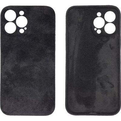 Cyoo - iPhone 14 Plus - Alcantara - Schwarz - Schutzhülle Cyoo - iPhone 14 Plus - Alcantara - Schwarz - Schutzhülle