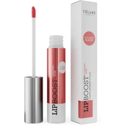 Tolure Cosmetics Lipboost Plumped-up Effect Lip Gloss - Caramel Rose - Volumen - Glanz - 8ml Tolure Cosmetics Lipboost Plumped-up Effect Lip Gloss - Caramel Rose - Volumen - Glanz - 8ml