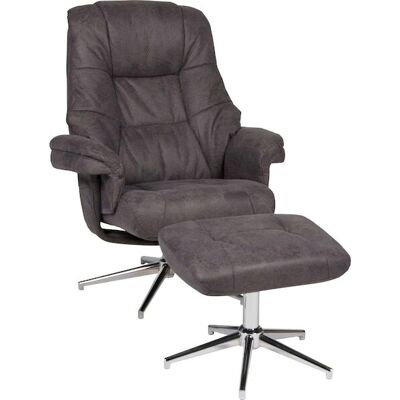 Duo Collection Burnaby TV-Sessel - Microfaser, 360° Dreh, Relax, Armlehnen Duo Collection Burnaby TV-Sessel - Microfaser, 360° Dreh, Relax, Armlehnen