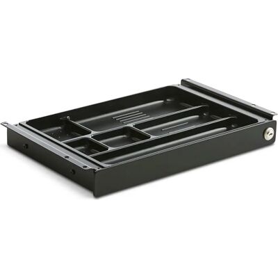TecLines - TUS017B - Schwarz - Abschließbar - Unterbau-Schublade TecLines - TUS017B - Schwarz - Abschließbar - Unterbau-Schublade
