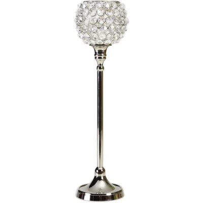 Home Affaire Kristall Kerzenhalter Silber - Indoor Deko Home Affaire Kristall Kerzenhalter Silber - Indoor Deko
