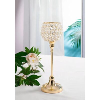 Home Affaire Kristall Gold Kerzenhalter - Candle Light Dinner Home Affaire Kristall Gold Kerzenhalter - Candle Light Dinner