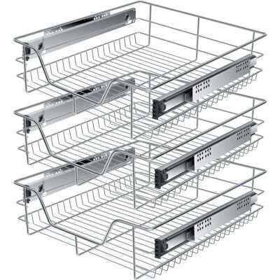 KESSER - Telescopic Drawer - 50 cm - Silber - Drawer KESSER - Telescopic Drawer - 50 cm - Silber - Drawer