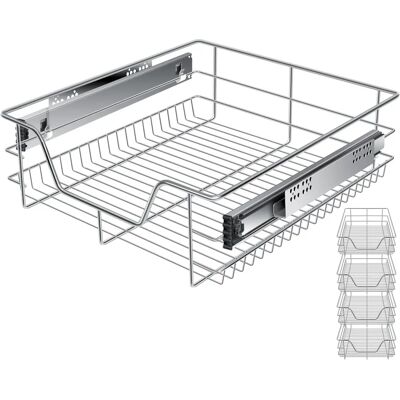 KESSER - Telescopic Drawer - 50 cm - Silber - drawer slide KESSER - Telescopic Drawer - 50 cm - Silber - drawer slide