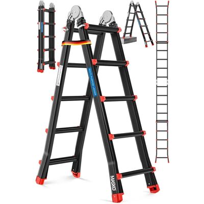 MASKO - Scala telescopica alluminio 4x5 - 5,10m - Ladder MASKO - Scala telescopica alluminio 4x5 - 5,10m - Ladder
