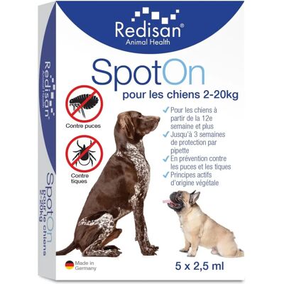Redisan Zitronen-Eukalyptus Spot-On gegen Zecken+Flöhe für Hunde Redisan Zitronen-Eukalyptus Spot-On gegen Zecken+Flöhe für Hunde