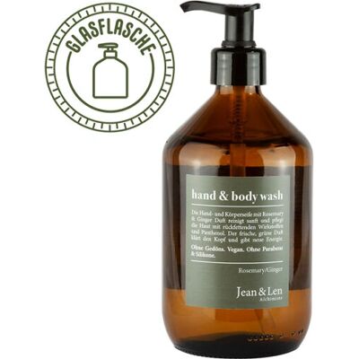 Jean & Len Rosa & Zenzero Gel Doccia & Corpo - 500ml Jean & Len Rosa & Zenzero Gel Doccia & Corpo - 500ml