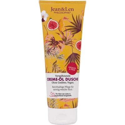 Jean & Len Gel Douche à l’Argan et Figue - Crème et Huile Jean & Len Gel Douche à l’Argan et Figue - Crème et Huile